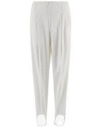 DARKPARK - Simona Pleated Stirrup Trousers - Lyst