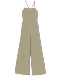 MOUTAKI - Cross-Back Wide-Leg Jumpsuit - Lyst