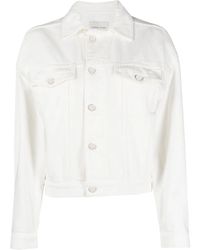 Loulou de Saison - Long-Sleeved Denim Jacket - Lyst