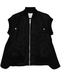 Sacai - Zip-Up Gilet - Lyst