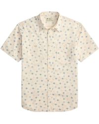 RRL - Buttoned Printed Shirt - Lyst
