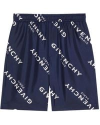Givenchy - Shorts mit Logo-Print - Lyst