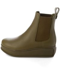 Ferragamo - Elasticated-Panel Pull-Tab Boots - Lyst