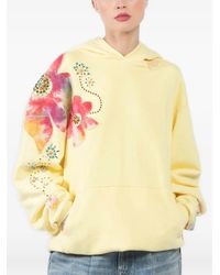 Cout de la Liberte - Floral-Print Embellished Hoodie - Lyst