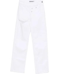 MEDEA - High-Waisted Straight-Leg Trousers - Lyst