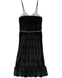 Dunesi - Lolita Crystal-Embellished Midi Dress - Lyst