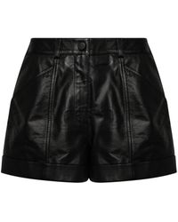Yves Salomon - High-waist Leather Shorts - Lyst