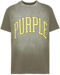 Purple Brand - Logo-print Cotton T-shirt - Lyst
