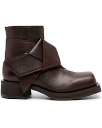 Acne Studios - Musubli Leather Ankle Boots - Lyst