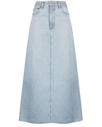 Agolde - Klassischer Jeansrock - Lyst