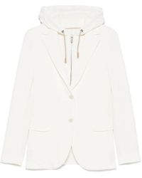 Eleventy - Blazer À Capuche - Lyst