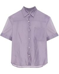Rag & Bone - Connie Sheer Short-Sleeve Shirt - Lyst