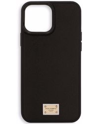 Dolce & Gabbana - Leather Iphone 13 Pro Max Case - Lyst