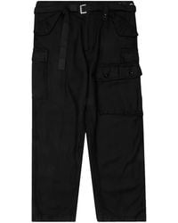 Sacai - Belted Cargo Trousers - Lyst