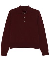 Maison Margiela - Button-Fastening Polo Top - Lyst