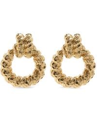 David Webb - Pendientes Rope Doorknocker Pequeños - Lyst