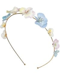 Jennifer Behr - Anarosa Floral-Appliqué Headband - Lyst