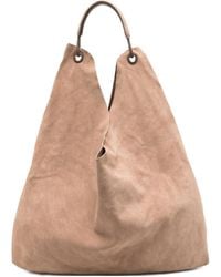 The Row - Bindle Three Suede Shoulder Bag - Lyst
