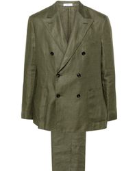 Boglioli - Costume en lin à veste à boutonnière croisée - Lyst