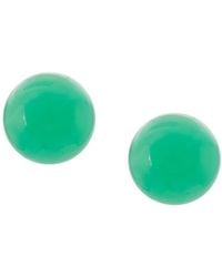 Irene Neuwirth - 18Kt Chrysoprase Stud Earrings - Lyst