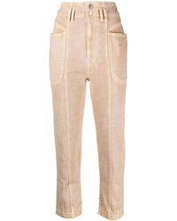 Isabel Marant - High-rise Cropped Trousers - Lyst