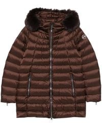 Colmar - Quilted Faux-Fur Trim Coat - Lyst