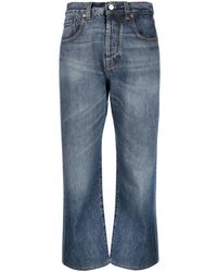 Victoria Beckham - Cropped Flared Jeans - Lyst