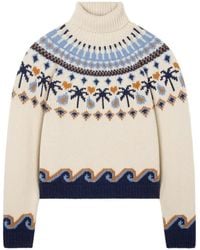 Alanui - Fair Isle-Inspired Virgin-Wool Sweater - Lyst
