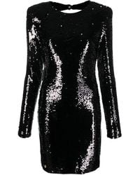 Philipp Plein - Long-Sleeved Sequin-Embellished Dress - Lyst