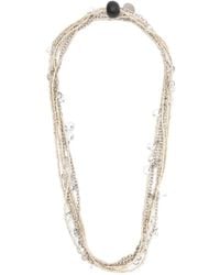 Maria Calderara - Multi-Strand Crystal-Embellished Necklace - Lyst