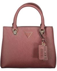 Guess - Noelle Ii Logo-Plaque Saffiano-Effect Tote Bag - Lyst