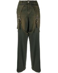 Blumarine - Buckle-Detail Straight-Leg Jeans - Lyst