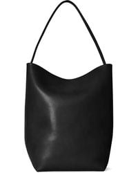 The Row - Leren Shopper - Lyst