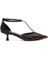 Bibi Lou - 40Mm Leather Heeled Pumps - Lyst