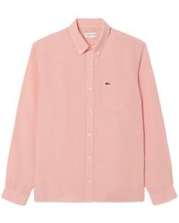 Lacoste - Buttoned Pocket Shirt - Lyst