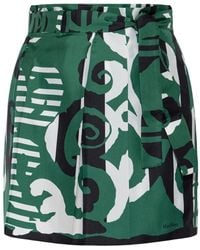 Max Mara - Graphic-Print High-Waisted Skirt - Lyst