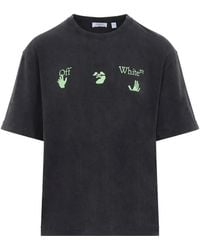 Off-White c/o Virgil Abloh - Bacco Arrow Skate Cotton T-Shirt - Lyst