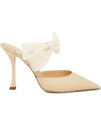 Jimmy Choo - Spitze Brook Mules mit Schleife 100mm - Lyst