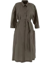 Gentry Portofino - Robe-Chemise À Taille Ceinturée - Lyst