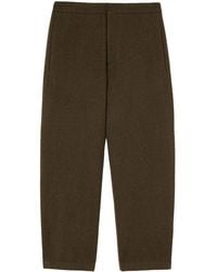 Jil Sander - Tapered-Hose Mit Logo-Patch - Lyst