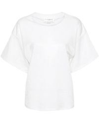 Victoria Beckham - Camiseta con detalle de aberturas - Lyst