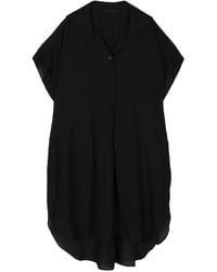 Forme D'expression - Linen Mini Shirt Dress - Lyst