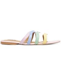 Pace - Curve Flat Sandals - Lyst