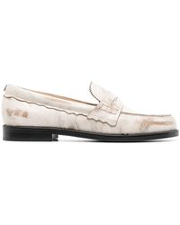 Golden Goose - Jerry Distressed Loafers - Lyst