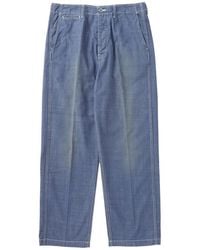 Visvim - Walker Buckle-Strap Chino Trousers - Lyst