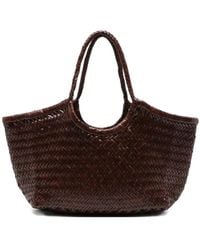Dragon Diffusion - Bolso shopper tejido de piel - Lyst