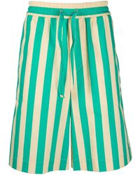 Sunnei - Striped Bermuda Shorts - Lyst