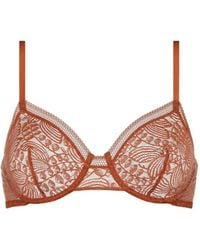 Eres - Cerise Full-Cup Lace Bra - Lyst