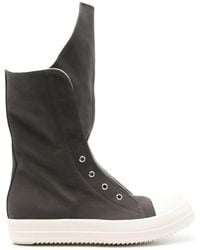 Rick Owens - Oversize-tongue Sneaker Boots - Lyst