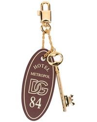 Dolce & Gabbana - Key-Charm Keyring - Lyst